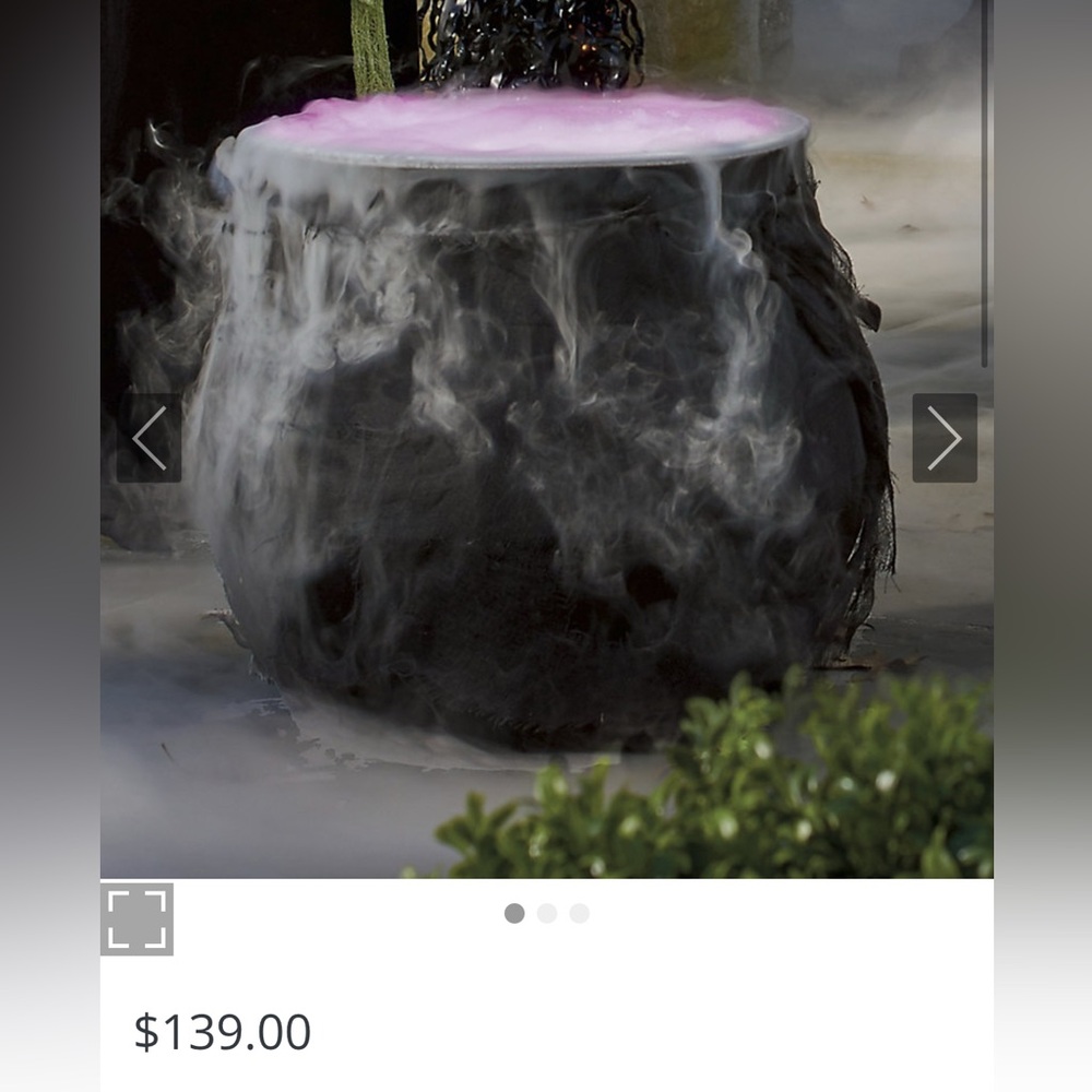 Frontgate Foggy Halloween Cauldron - NWT - Picture 6 of 7